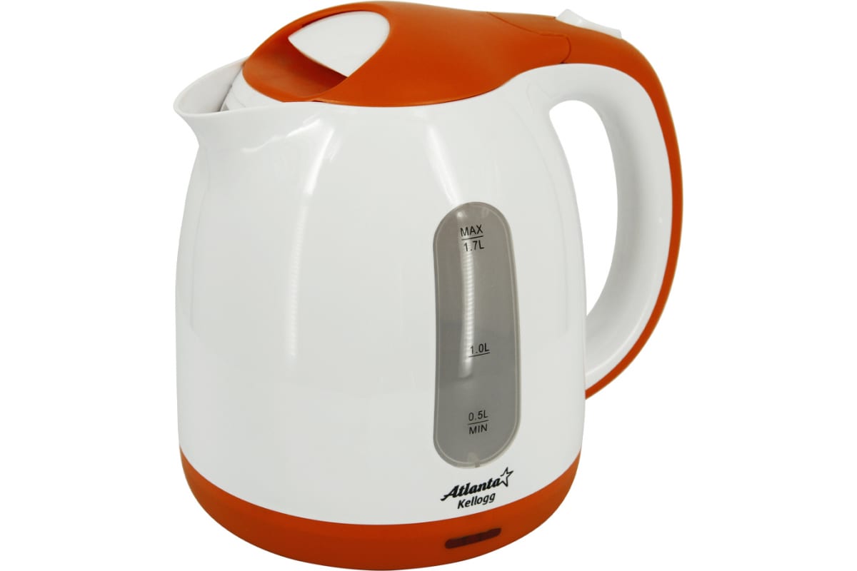 Чайник пластиковый электрический ATH-2371 (orange) 