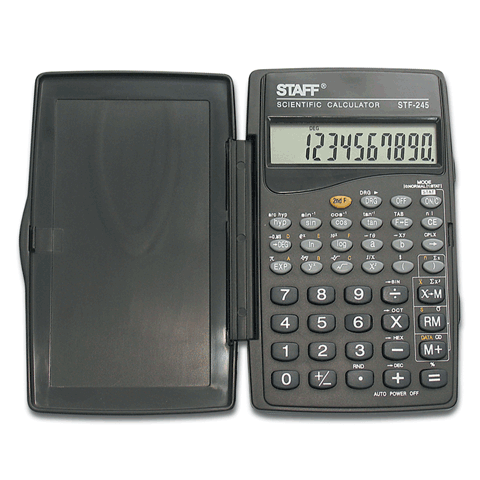 Калькулятор инженерный 10 разр STAFF 2-е питание STF-245