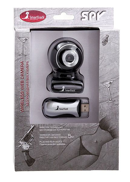 Веб-камера SmartTrack разрешение 0,3Мп беспроводная встр.микрофон USB
