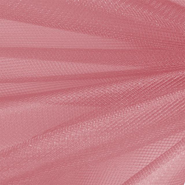 Фатин Кристалл ср. жесткости блестящий K.TRM ш..300см 100% полиэстер цв. 13 К розово-коралл 1м/50м