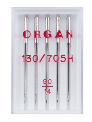 Набор игл для швейной машины Organ 5шт универсальные №90