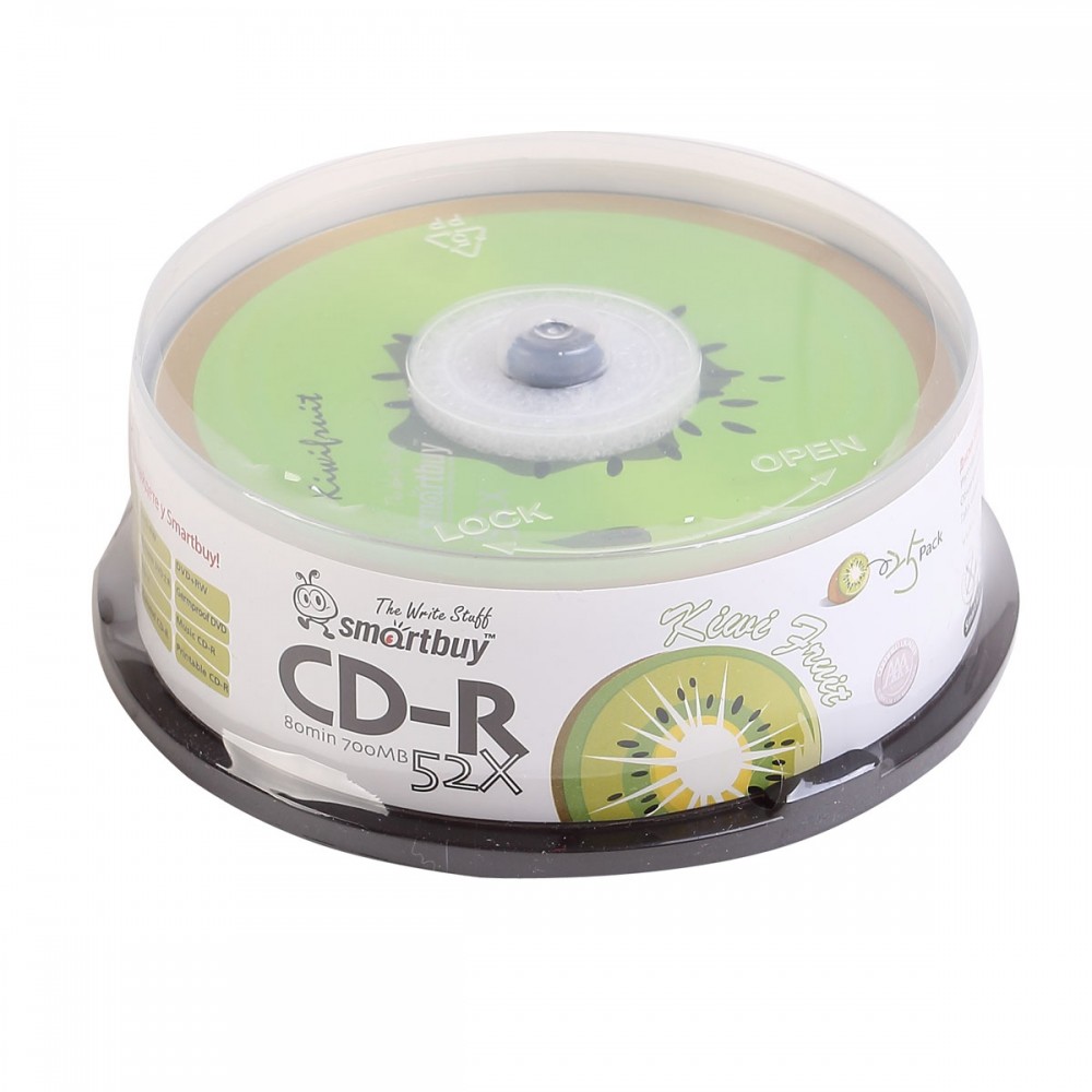Smart Buy CD-R/80min/52x/Fresh-Kiwifrut/CB25