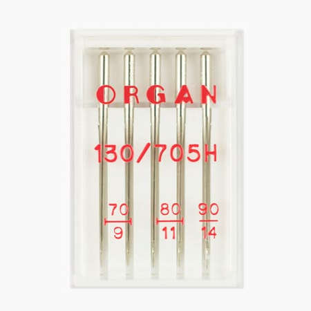 Набор игл для швейной машины Organ 5шт универсальные №70-90