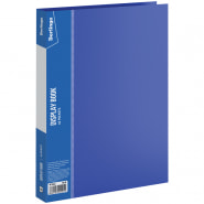Папка 60 файлов А4 синяя 21мм BERLINGO Standart  