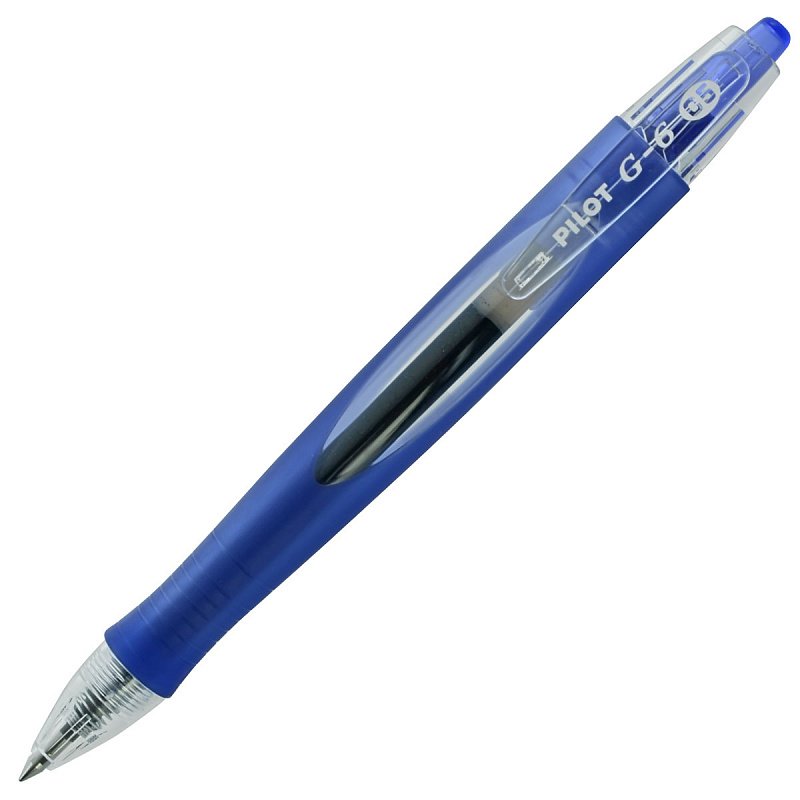 Ручка гелевая автомат синяя Pilot 0,5мм G-6