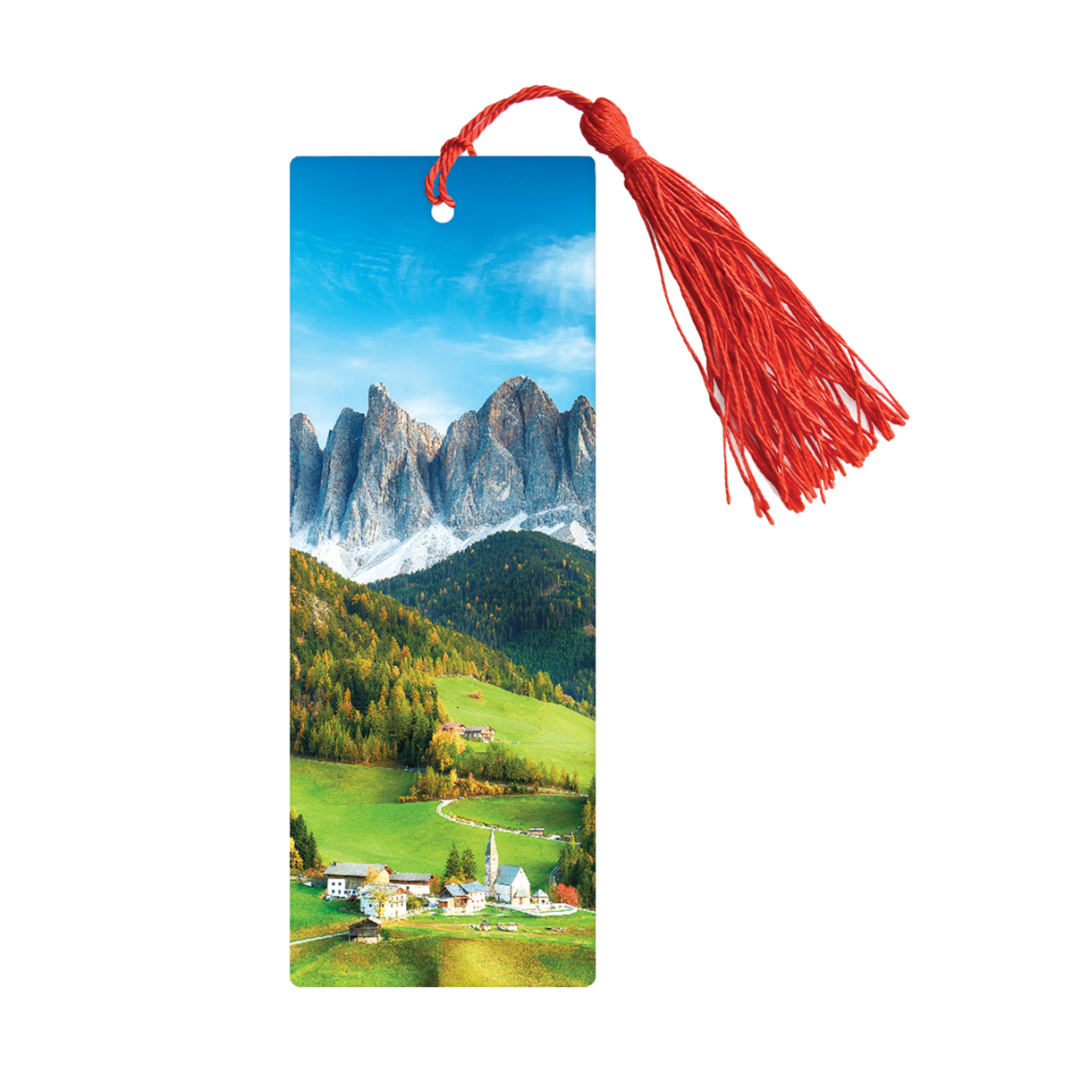 Закладка для книг 3D с линейкой, 150*55мм, ArtSpace "Landscape", декоративный шнурок Закладка для книг 3D с линейкой, 150*55мм, ArtSpace "Landscape", декоративный шнурок