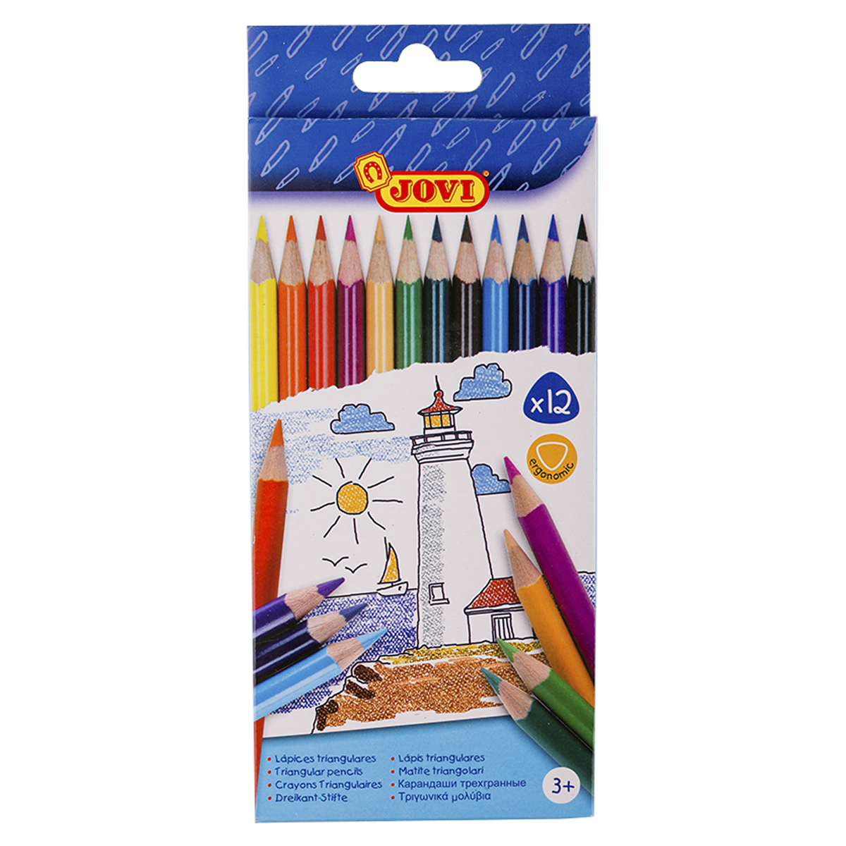 Карандаши 12цв JOVI