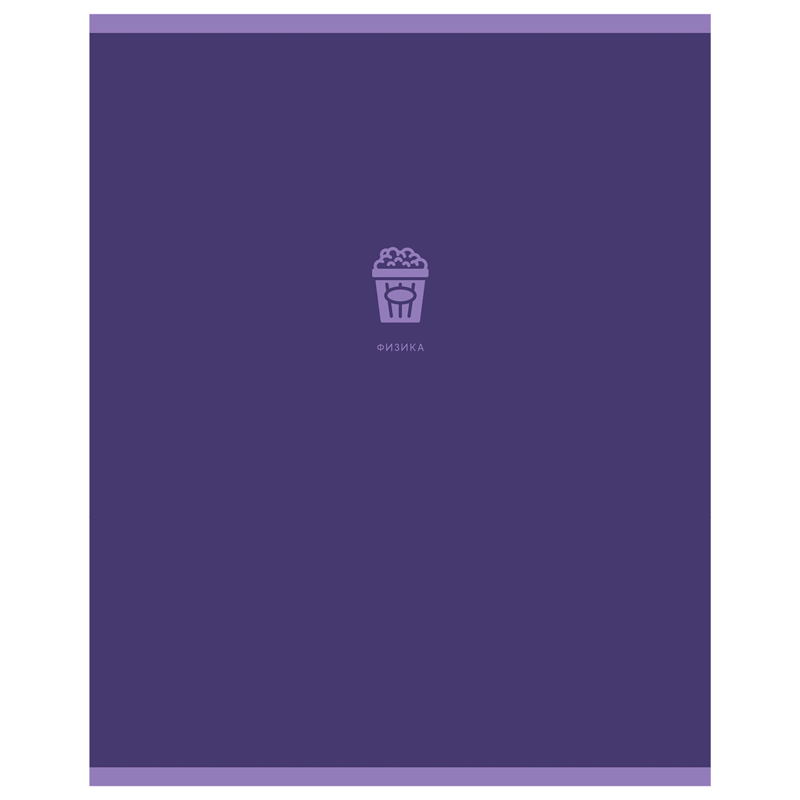 Тетрадь предметная Физика BG "Monocolor. Element"  ламинация soft-touch, выб. лак, 70г/м2 ТП5
