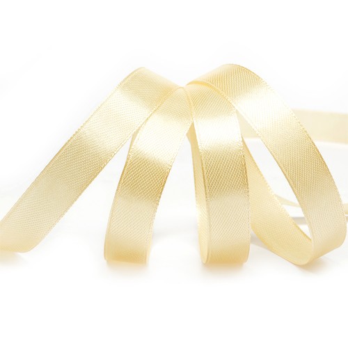 Лента атласная 1/2" (12мм) цв.3064 песочный IDEAL 1м/уп.27,4 м