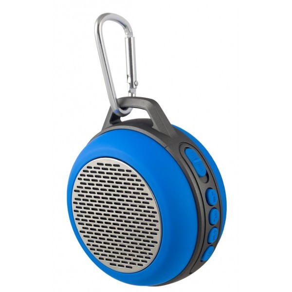 Колонка Perfeo SOLO синяя Bluetooth,FM, MP3 microSD, AUX, мощность 5Вт, 600mAh PF_5205