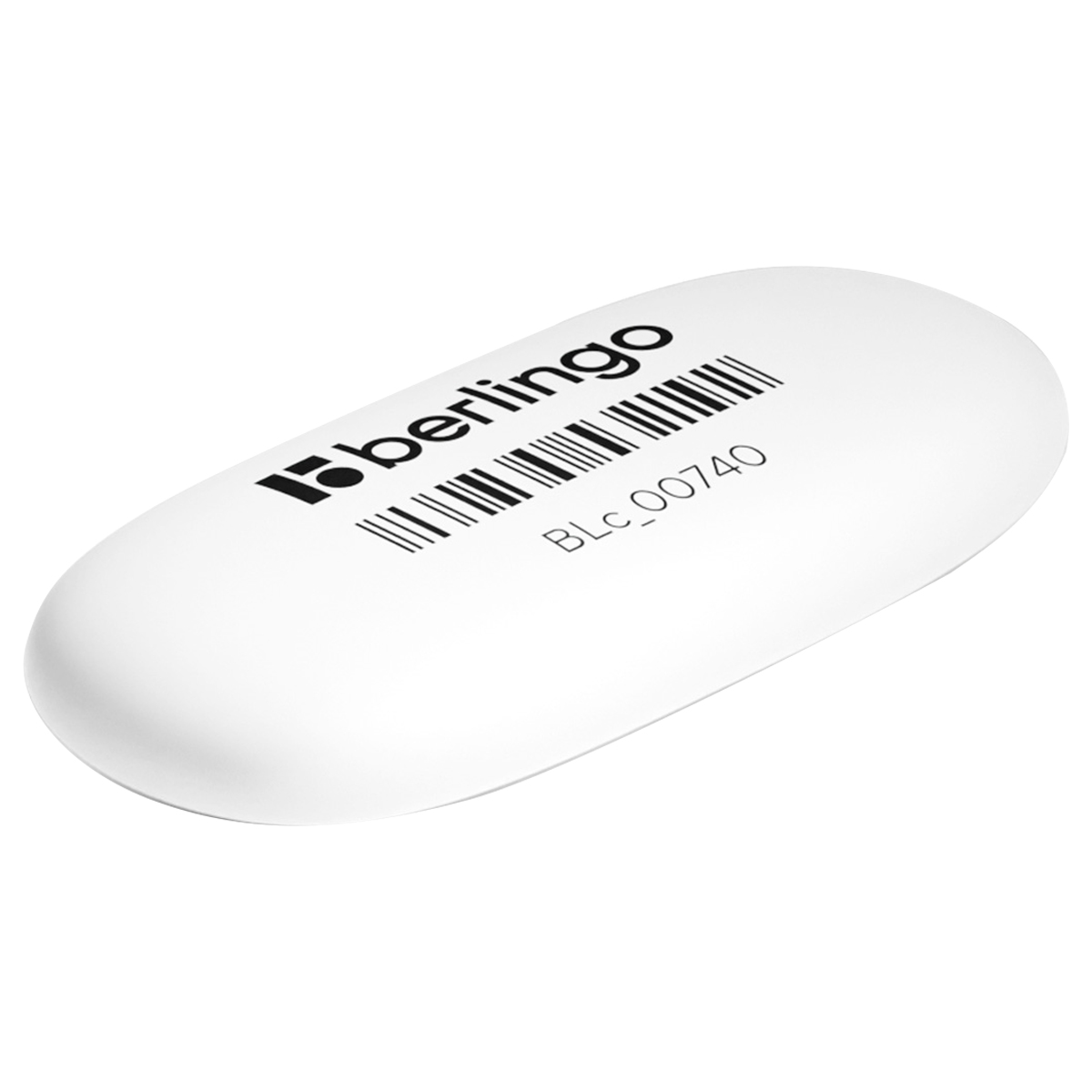 Ластик Berlingo "Eraze 740", овальный, термопластичная резина, 49*23*9мм (малый) /36