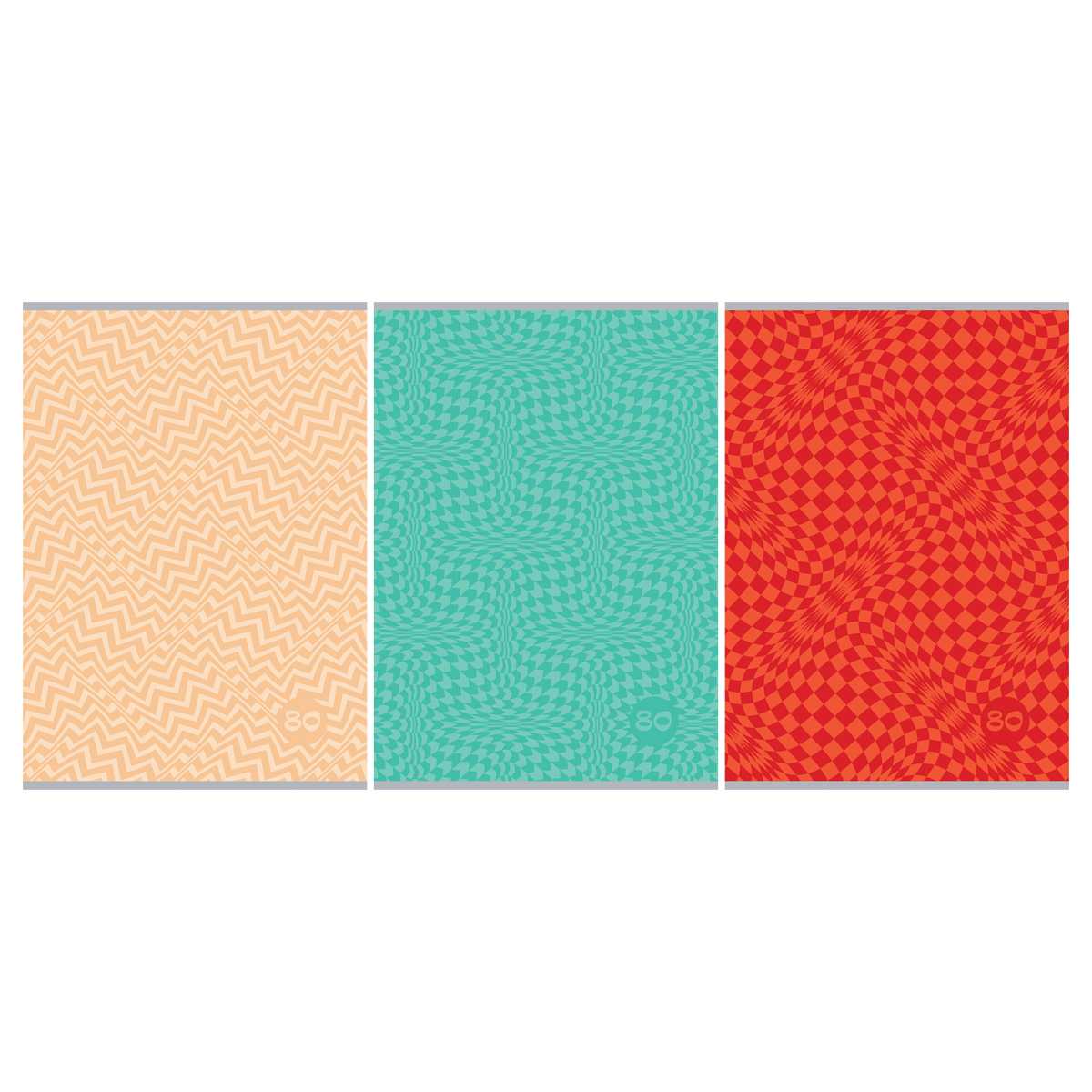 Тетрадь 80л., А4, клетка BG "Визуал" суперэконом