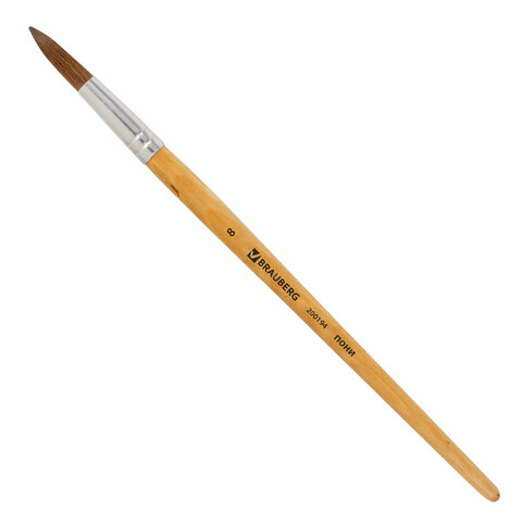 Кисть Пони круглая №8 BRAUBERG 1/30