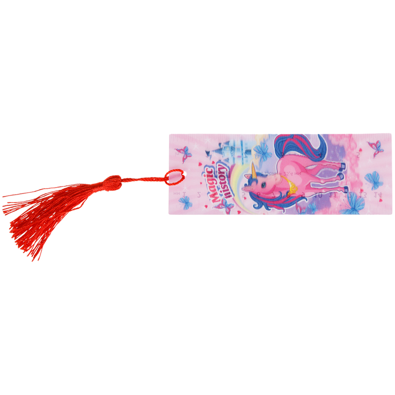 Закладка для книг 3D с линейкой, 150*55мм, ArtSpace "Magic", декоративный шнурок Закладка для книг 3D с линейкой, 150*55мм, ArtSpace "Magic", декоративный шнурок