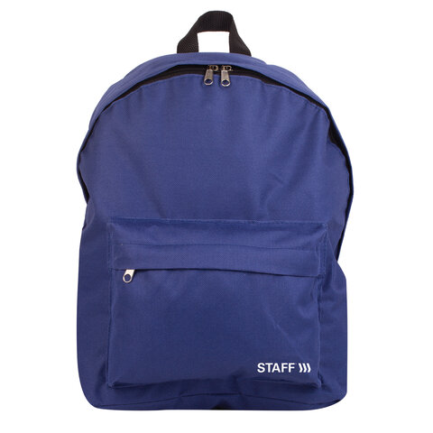Рюкзак STAFF STREET универсальный, темно-синий, 38х28х12 см,