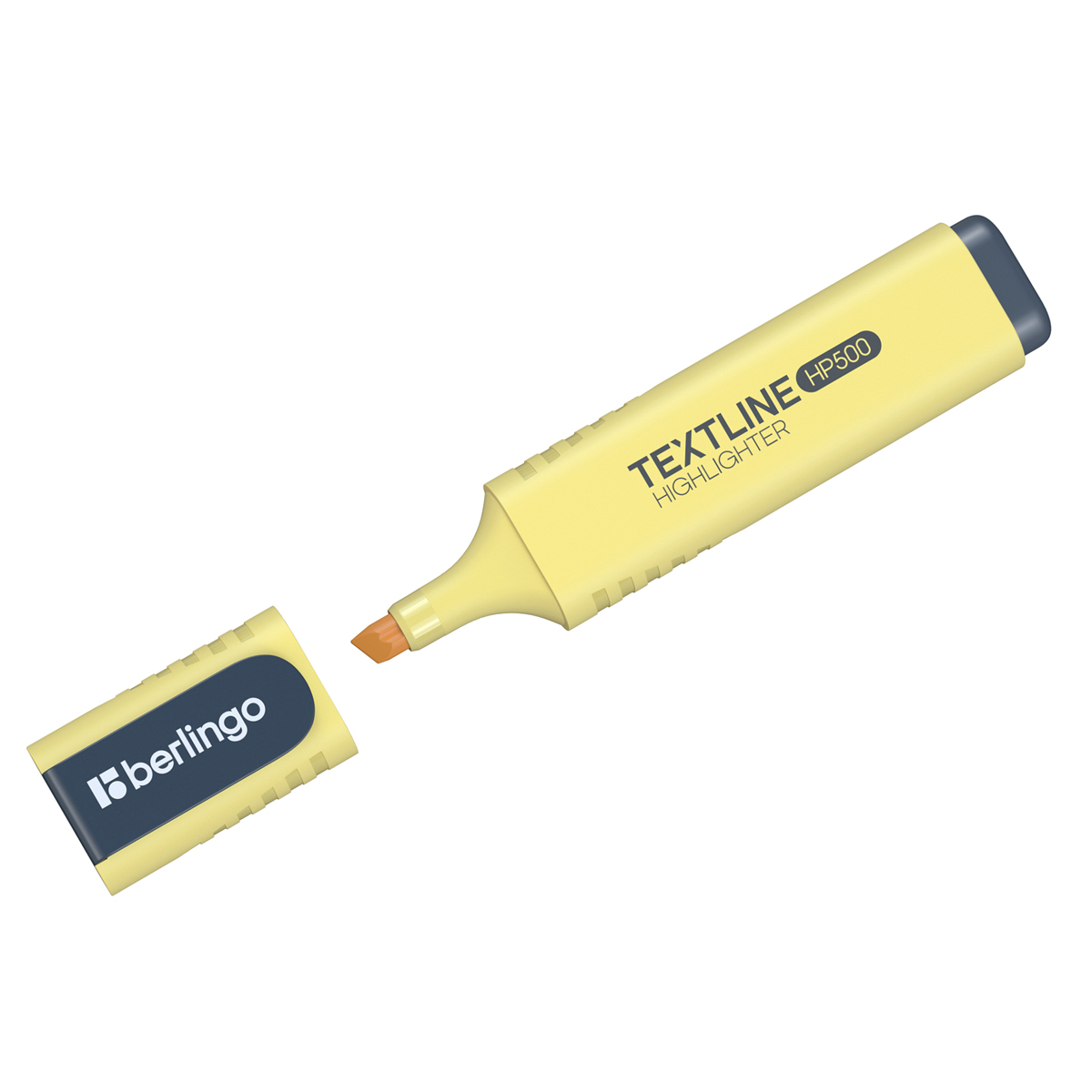 Текстовыделитель Berlingo "Textline HP500" ванильный 1-5мм