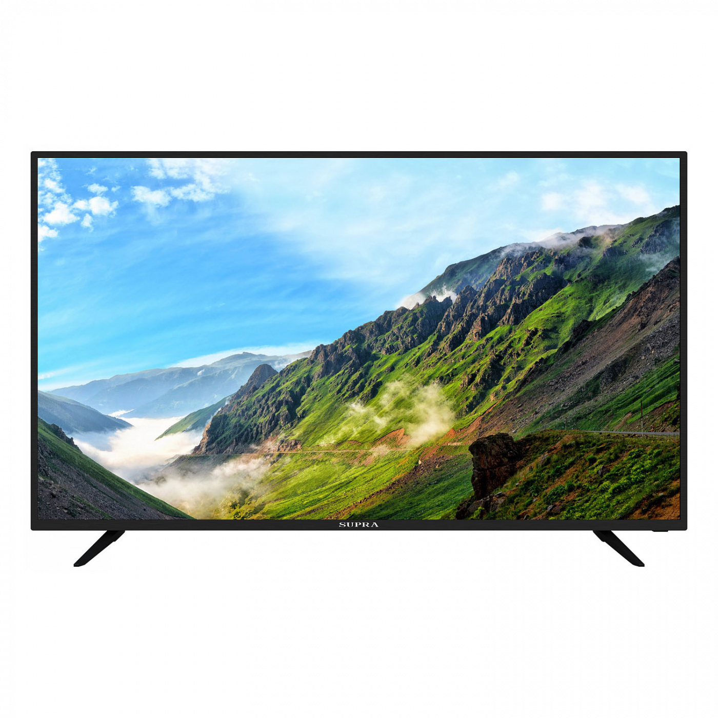 Телевизор LED SUPRA STV-LC55ST0045U. Мощность 150 Вт. Разрешение 4K UltraHD, 3840x2160.Smart TV. 