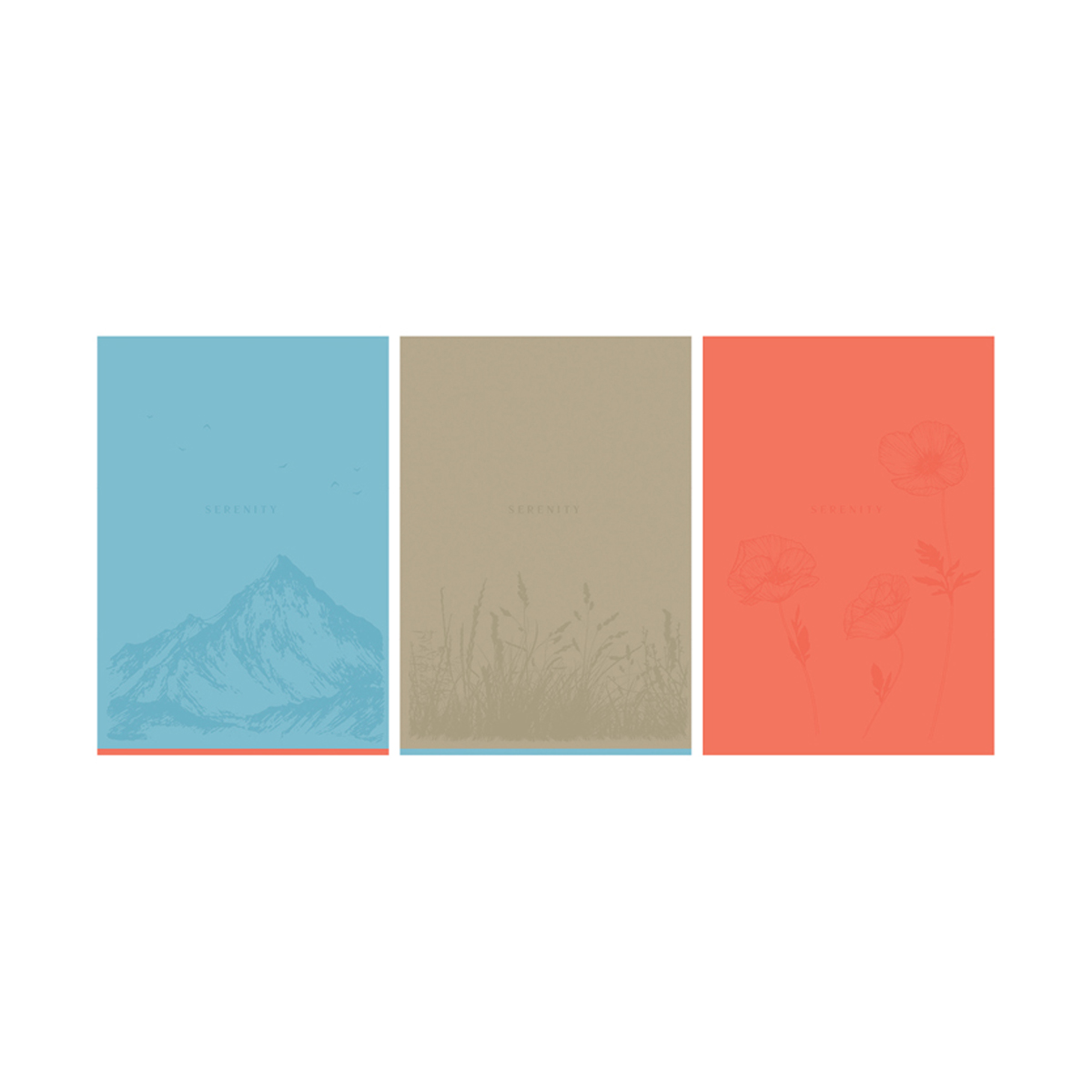 Тетрадь А4 96л кл BG "Monocolor. Serenity", выб. лак