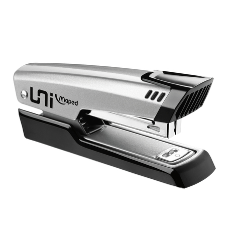 Степлер №24/6, 26/6 металлический MAPED "Universal Metal" + 400 скоб, до 25 листов, серый