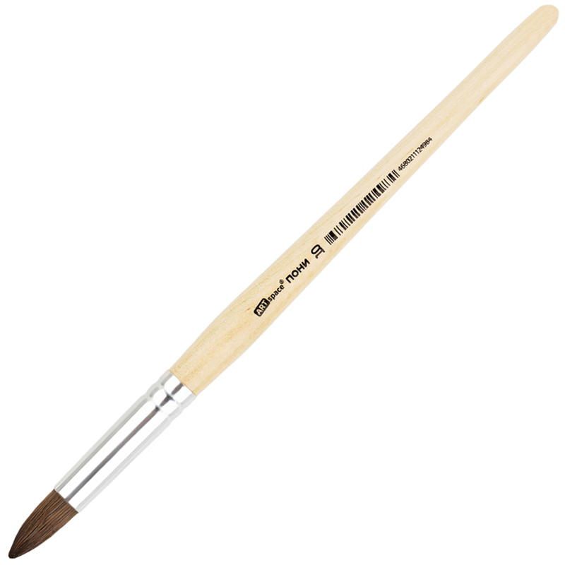 Кисть пони круглая №10 ArtSpace пакет, европодвес