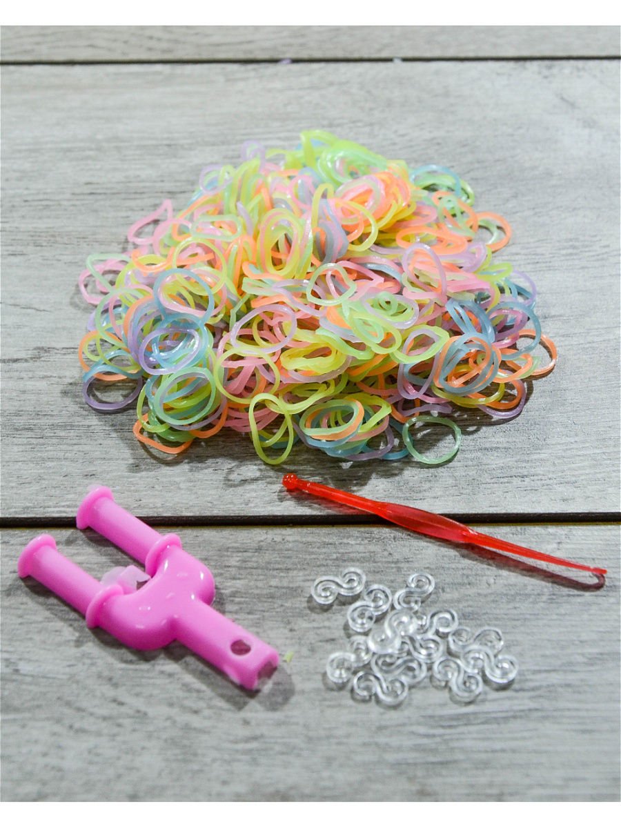 Клипсы цветные LOOM BANDS 