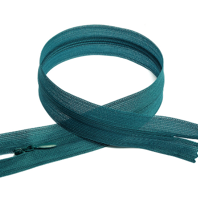 Молния MaxZipper пласт. потайная №3 50см н/р цв.F224 бирюзовый 1/50