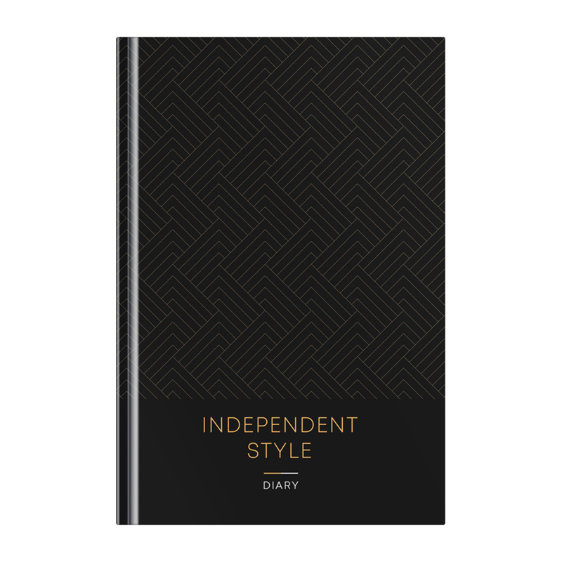 Ежедневник недатированный А5, 160л., 7БЦ OfficeSpace "Узоры. Independent style", матовая ламинация
