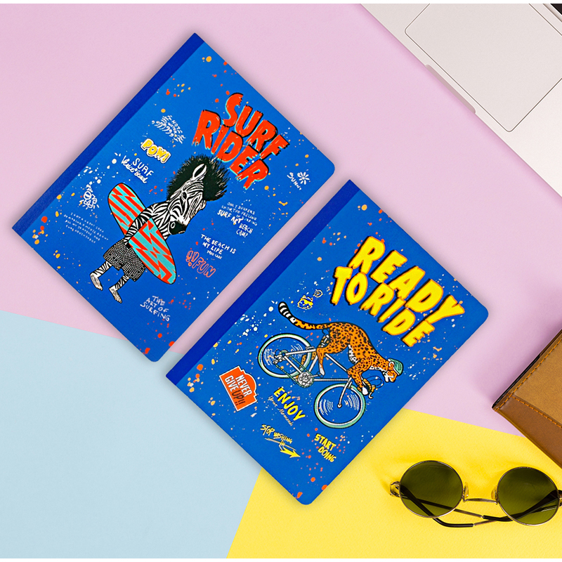 Записная книжка А5 _32л SWAG, тонированный блок, ассорти