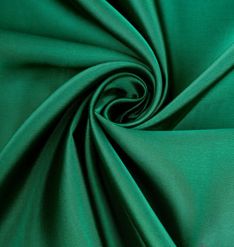 Ткань подкладочная поливискоза однотонная темно-зеленый