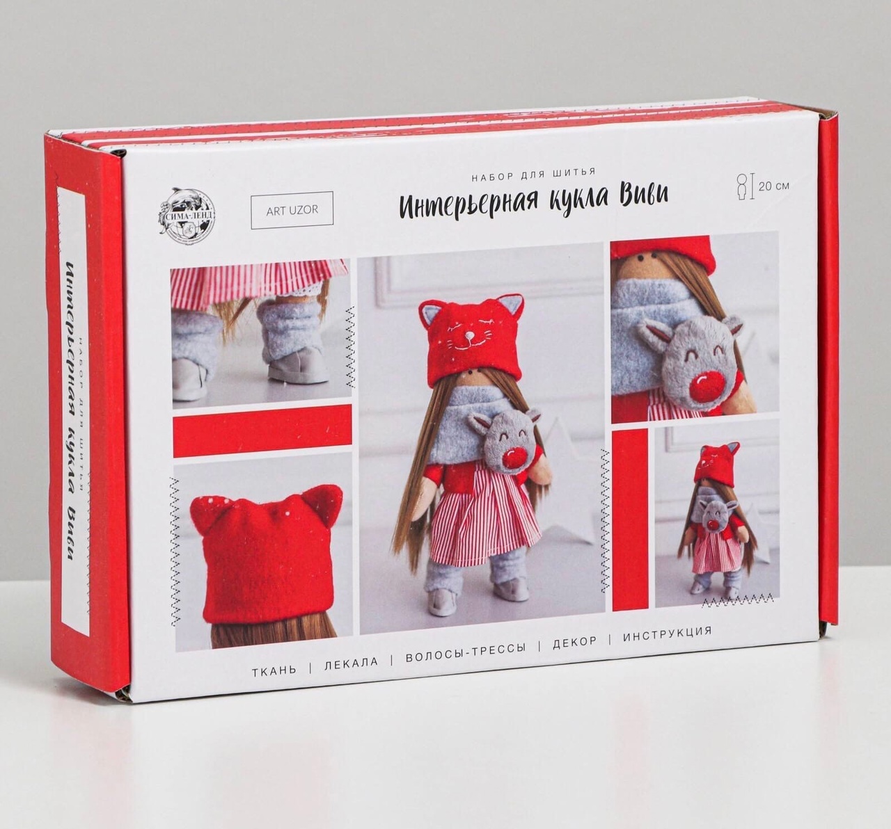 Интерьерная кукла «Виви» набор для шитья, 15,6 × 22.4 × 5.2 см   