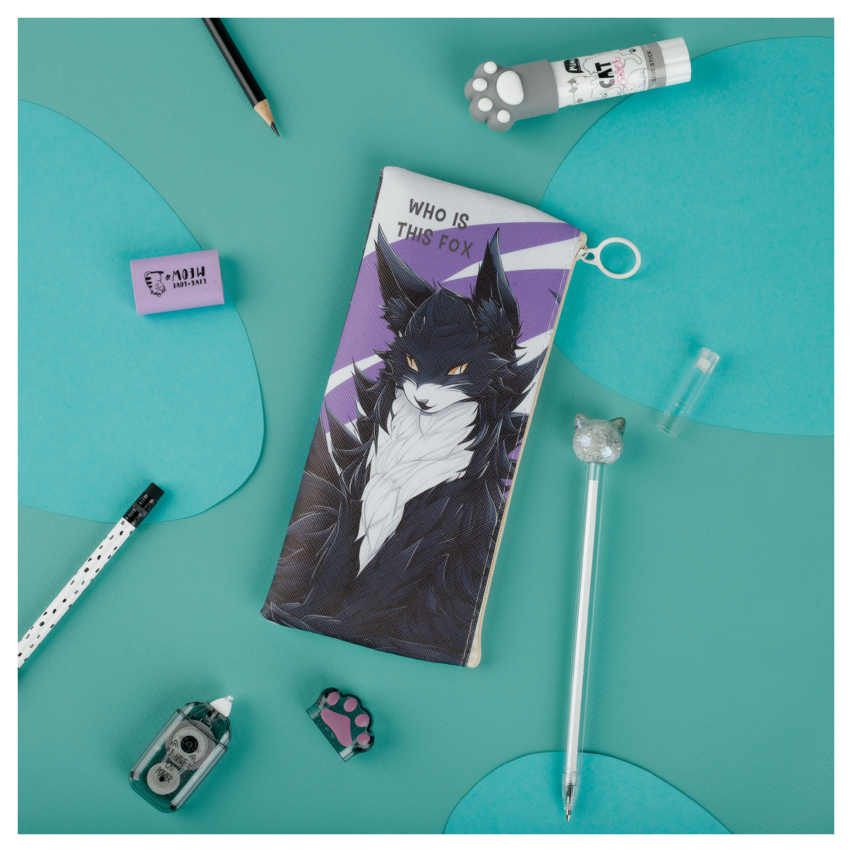 Пенал мягкий 200*100 MESHU "Stranger", искусственная кожа 