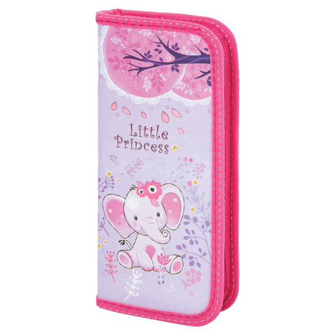 Пенал ПИФАГОР, 1 отделение, ламинированный картон, 19х9 см, "Little Princess"