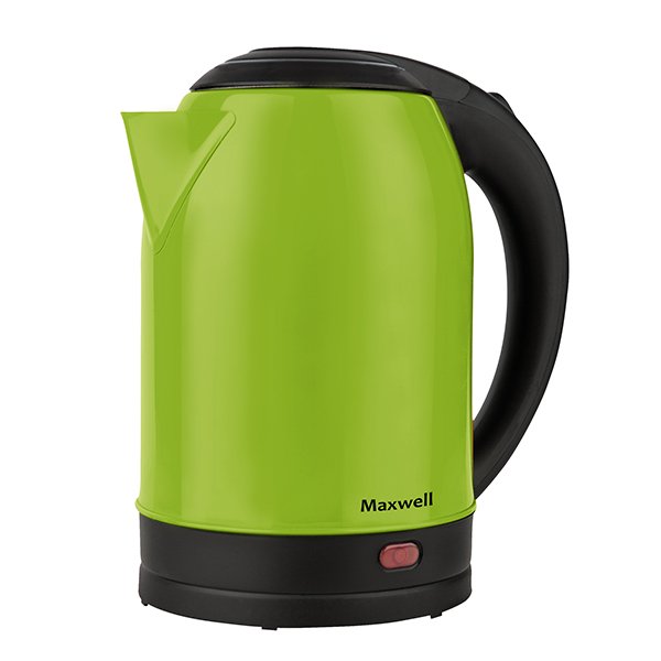 Чайник MAXWELL MW-1080 G (1.7л, диск,стальной,зеленый)