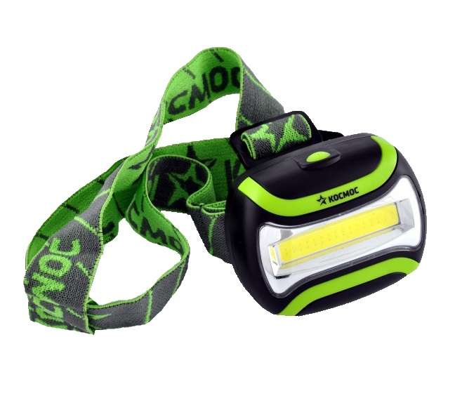 Фонарь налобный Космос КОС-H3WCOB 3W LED 3реж. 180