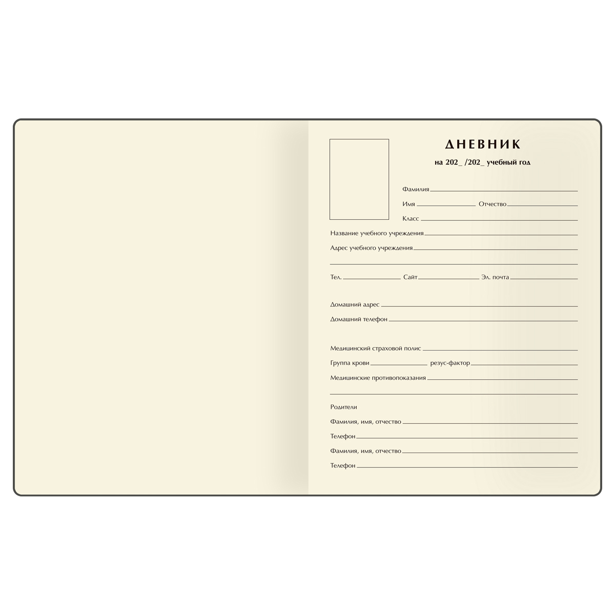 Дневник 1-11 кл. 48л. (твердый) BG "Eagle", иск. кожа, тиснение фольгой, конгрев, ляссе 