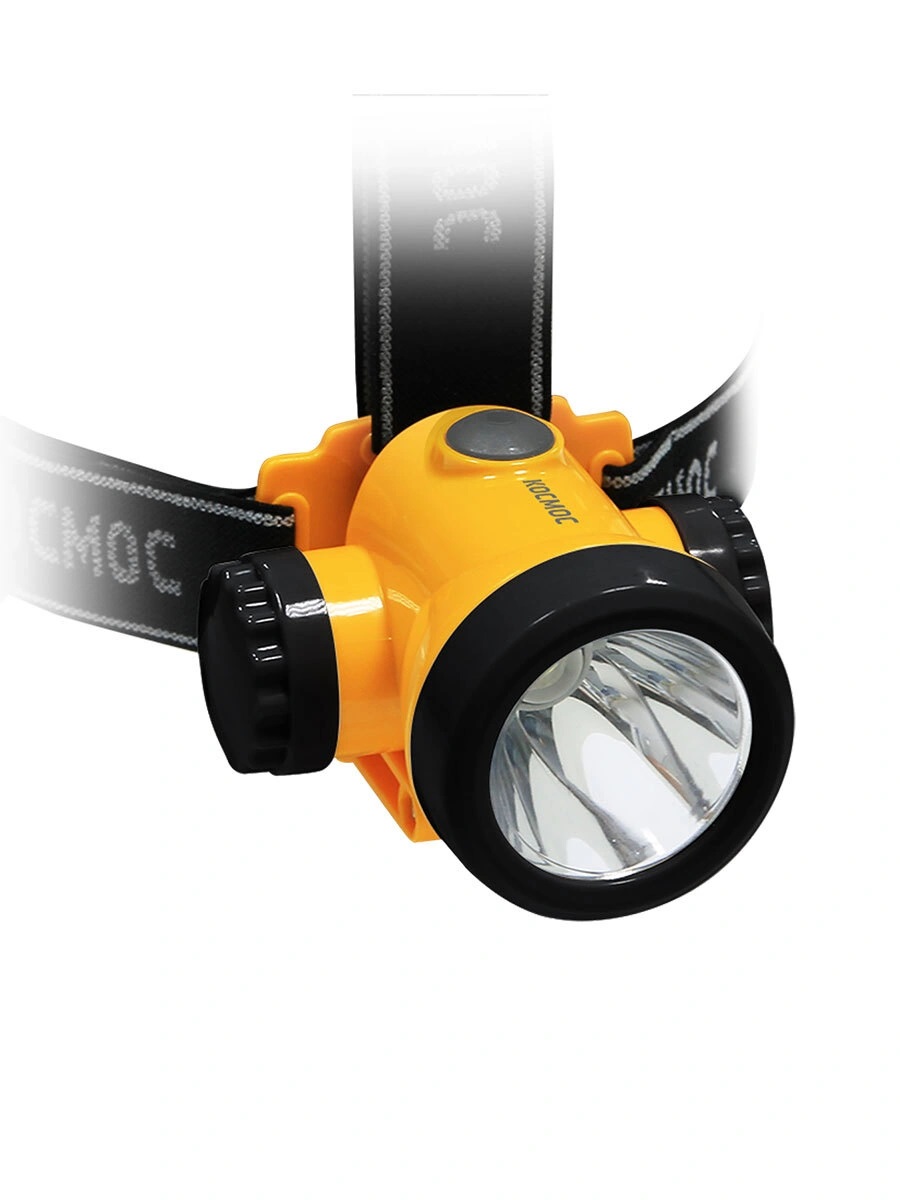 Фонарь налобный  аккумуляторный Космос 3W LED Li-ion