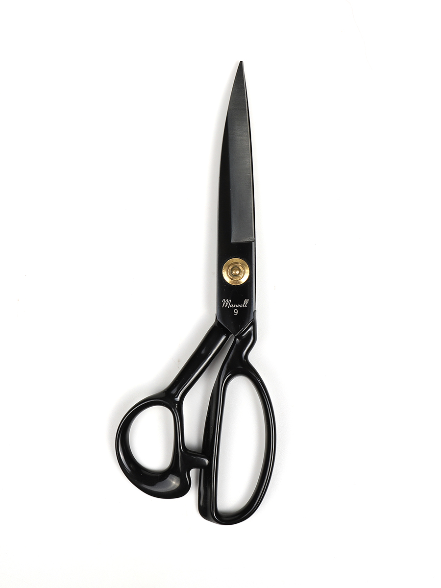 Maxwell Black ножницы портновские 09" 235*115 цельнометалл. ручка силикон