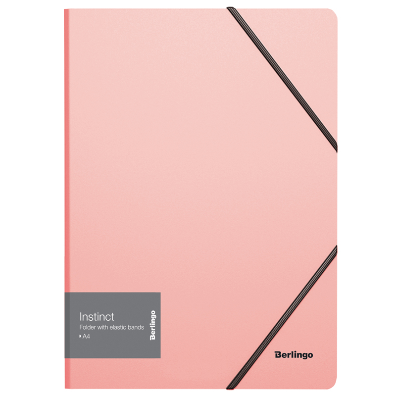 Папка на резинке А4 фламинго BERLINGO Instinct 600мкм
