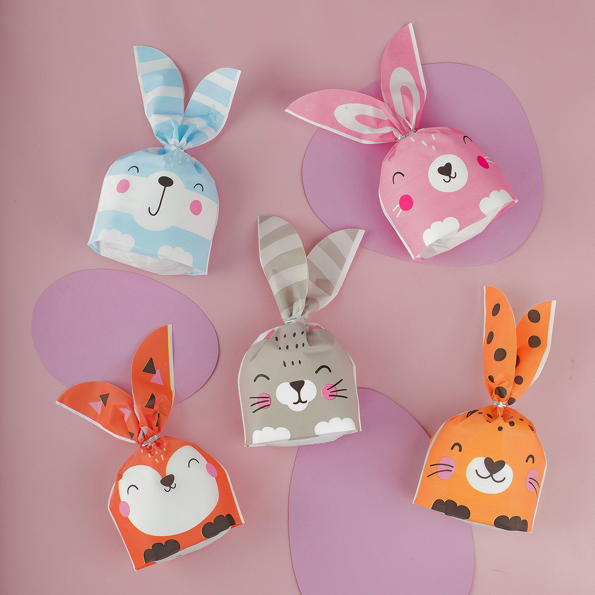 Пакет подарочный 13.5*22 см, MESHU "Funny friends" 1/30