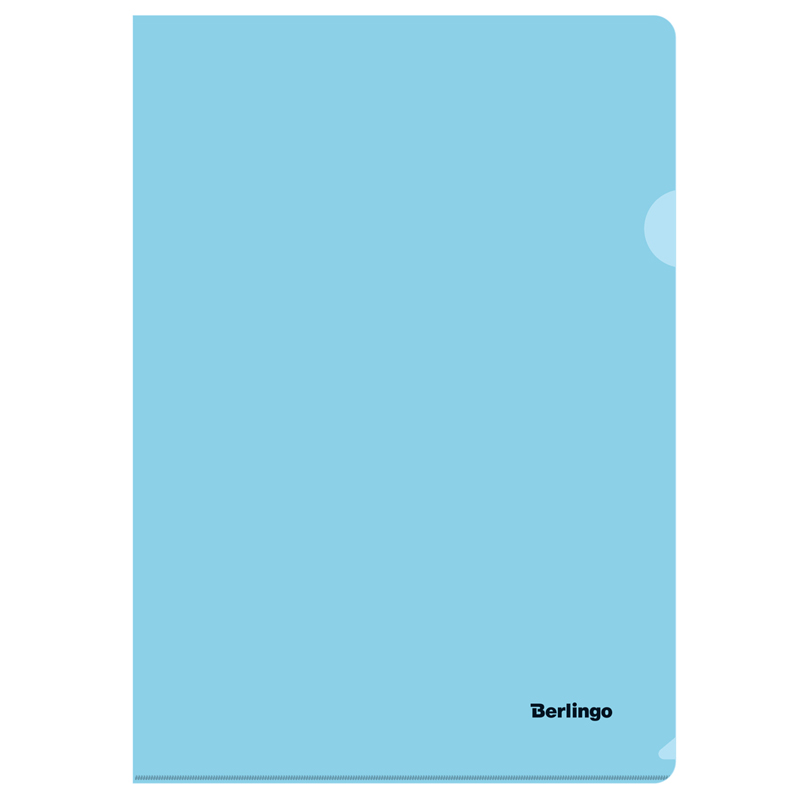 Папка-уголок А4 Berlingo Instinct аквамарин 180мкм 