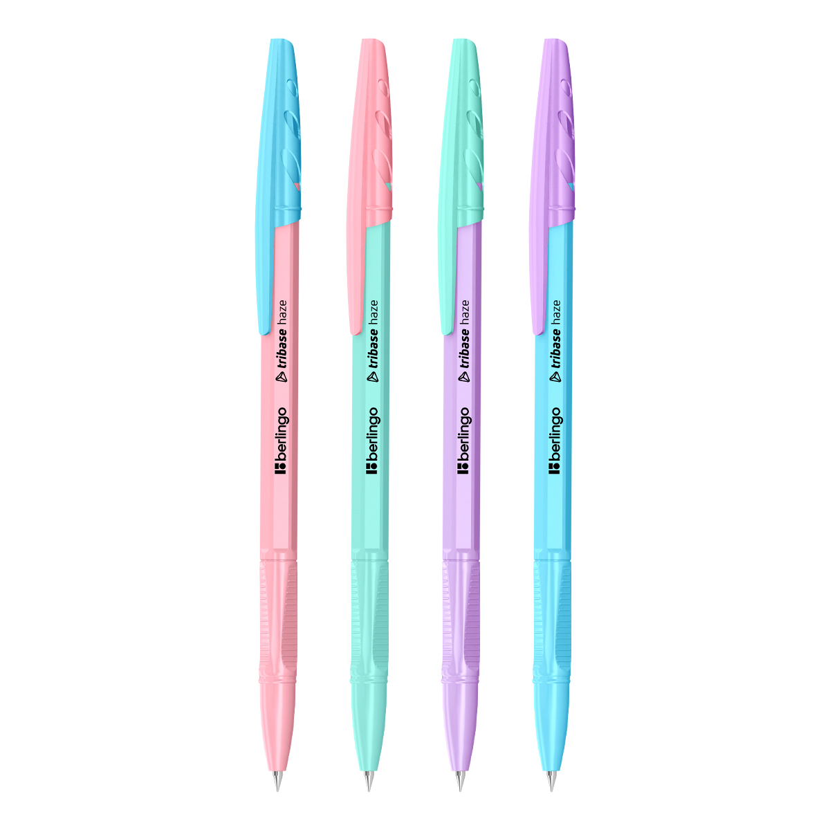 Ручка шариковая Berlingo "Tribase haze" синяя 0,7мм