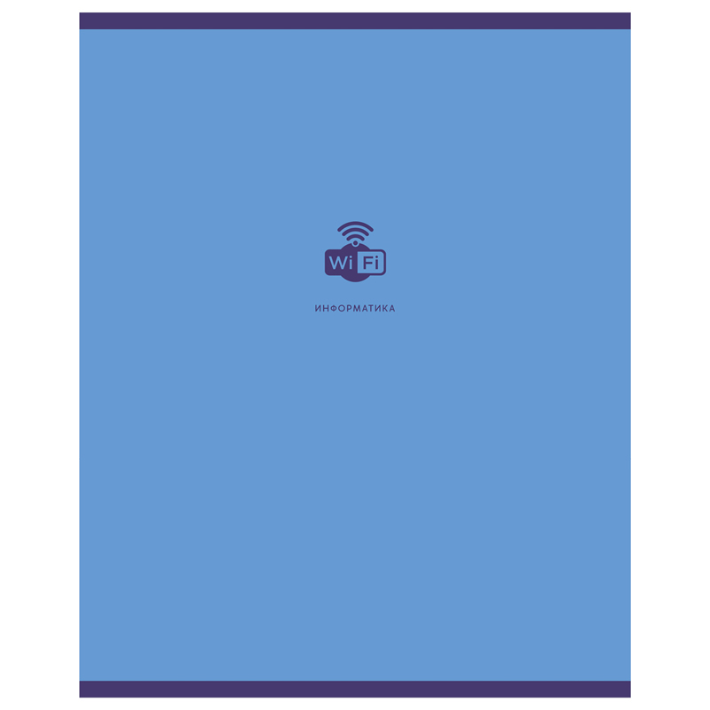 Тетрадь предметная Информатика BG "Monocolor. Element" ламинация soft-touch, выб. лак, 70г/м