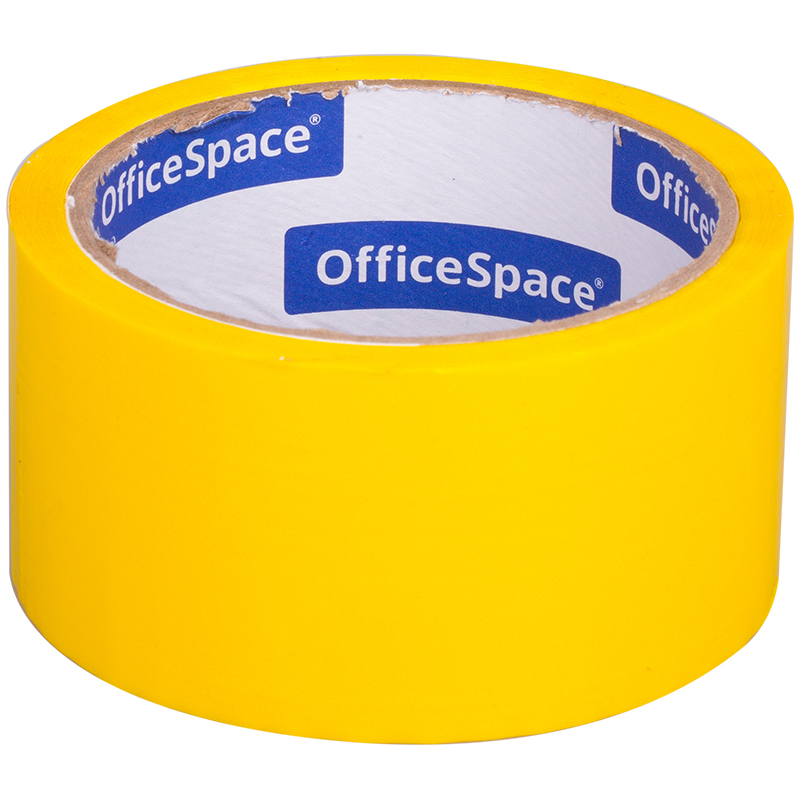 Скотч цветной Желтый 48мм*40м 45мкм OfficeSpace