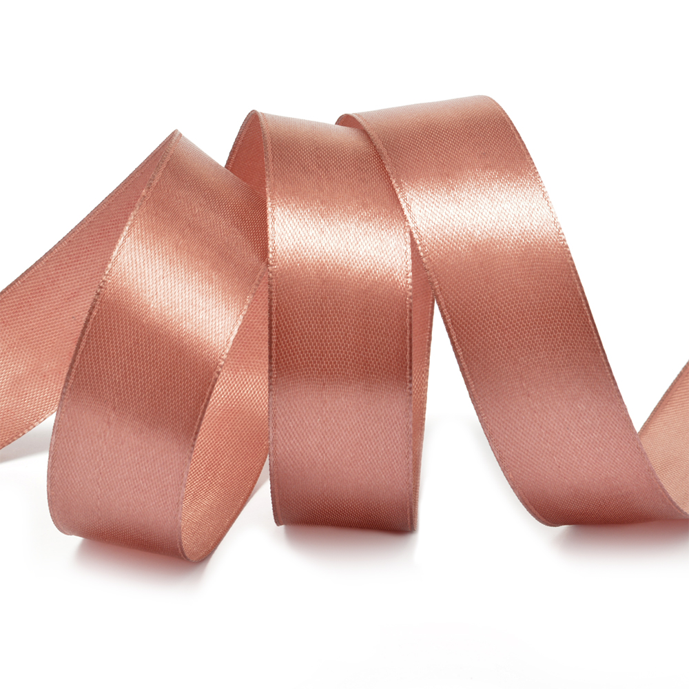 Лента атласная 3/4" (20мм) цв.3123 гр.розовый IDEAL 1м/уп.27,4 м