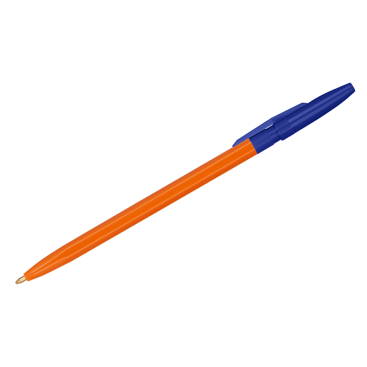 Ручка шариковая синяя СТАММ 1,0мм 511 Orange