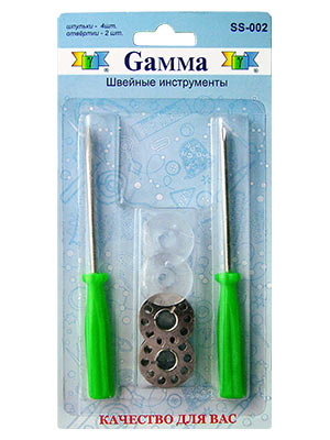 Швейные инструменты Gamma SS-002 в блистере