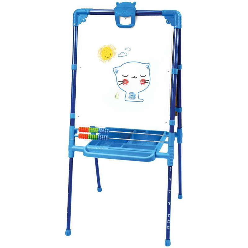 Доска-мольберт детский NIKA Kids Растущий М2Л/СН2, 2-сторон, синий/голубой
