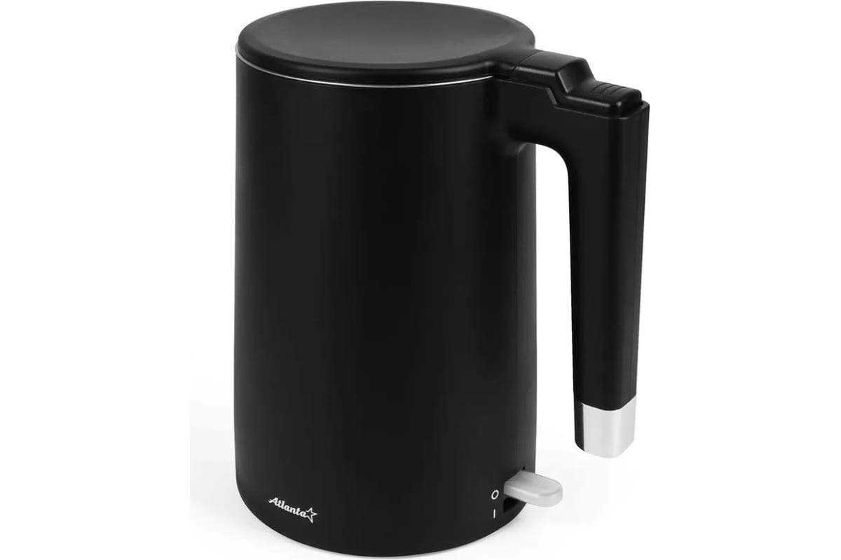 Чайник  двухстенный электрический ATH-2449 (black), объем 1.7л.,мощность 1800 Вт. 