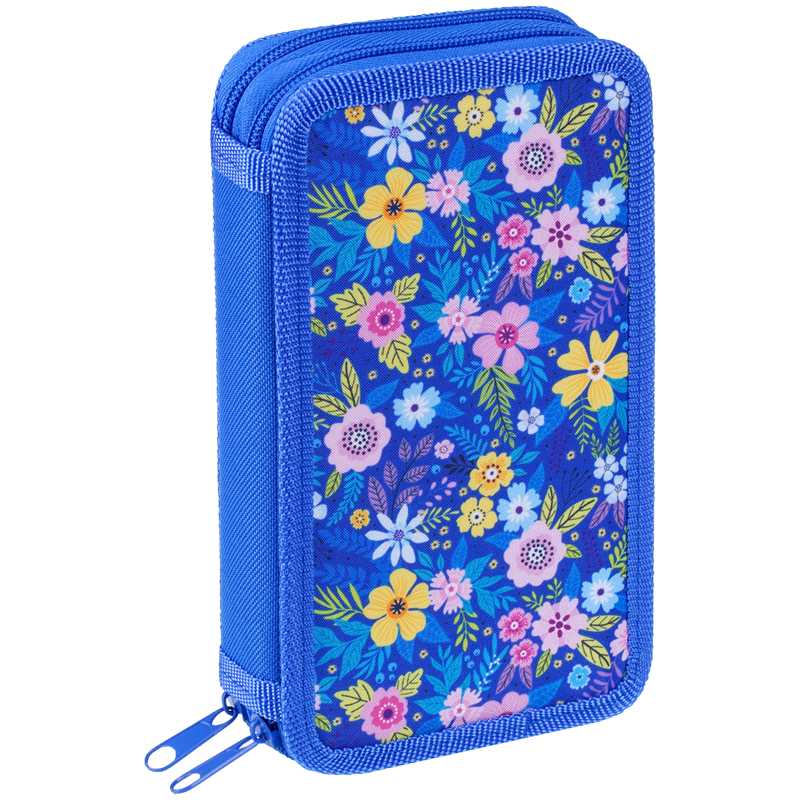 Пенал 2 отделения, 190*110 ArtSpace "Цветочное настроение", ткань