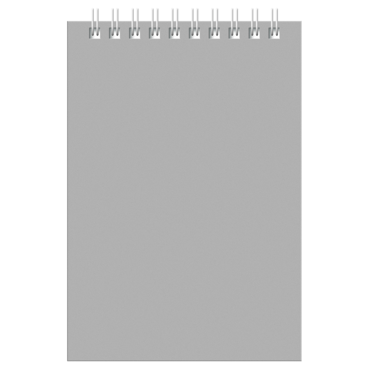 Блокнот А6 60л. на гребне BG "Для конференций", серый